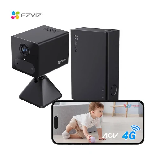 Camera pin sạc EZVIZ CB2 4G Kit 2K Chính Hãng