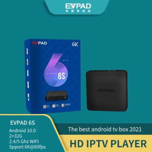 Tivi Box EVPAD 6s Ram 2G + ROM 32G Android 10 Xem Truyền Hình Quốc