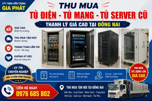 Thu Mua Tủ Điện, Tủ Mạng, Tủ Server Cũ Thanh Lý Giá Cao Tại Bà Rịa – Vũng Tàu